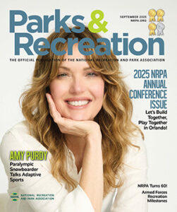 Parks & Recreation Magazine cover