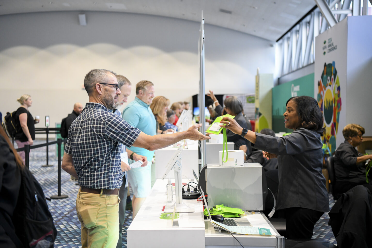 NRPA Annual Conference registration booth