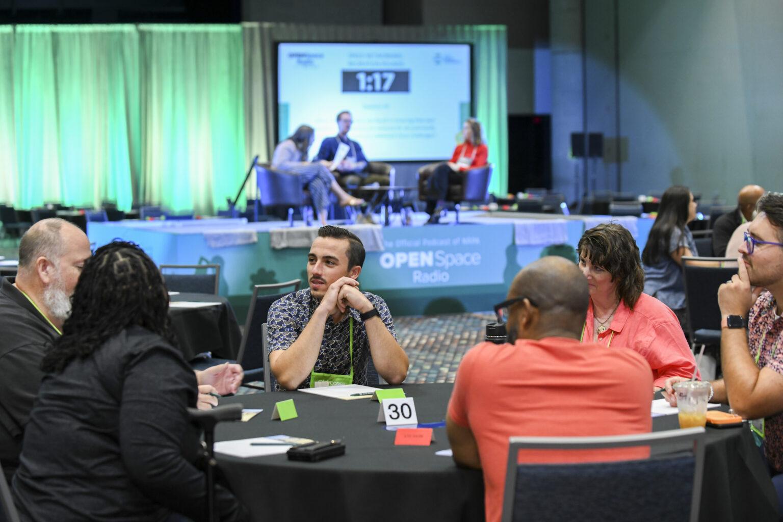 NRPA Conference attendees sitting at round table during education session