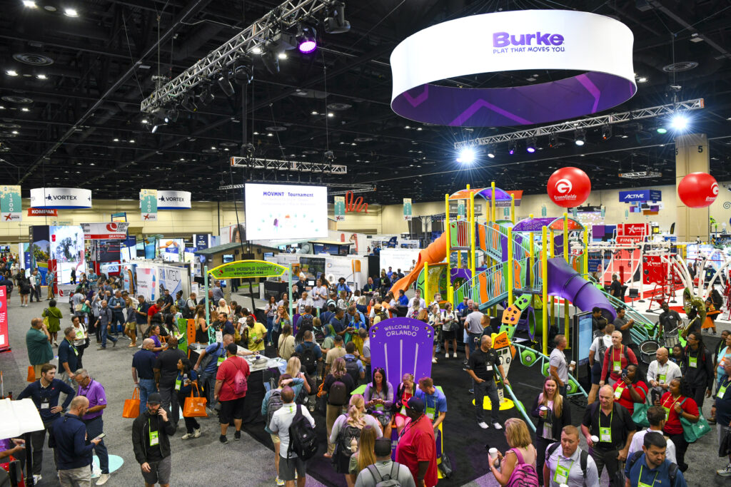 Overview of 2025 NRPA Annual Conference exhibit hall
