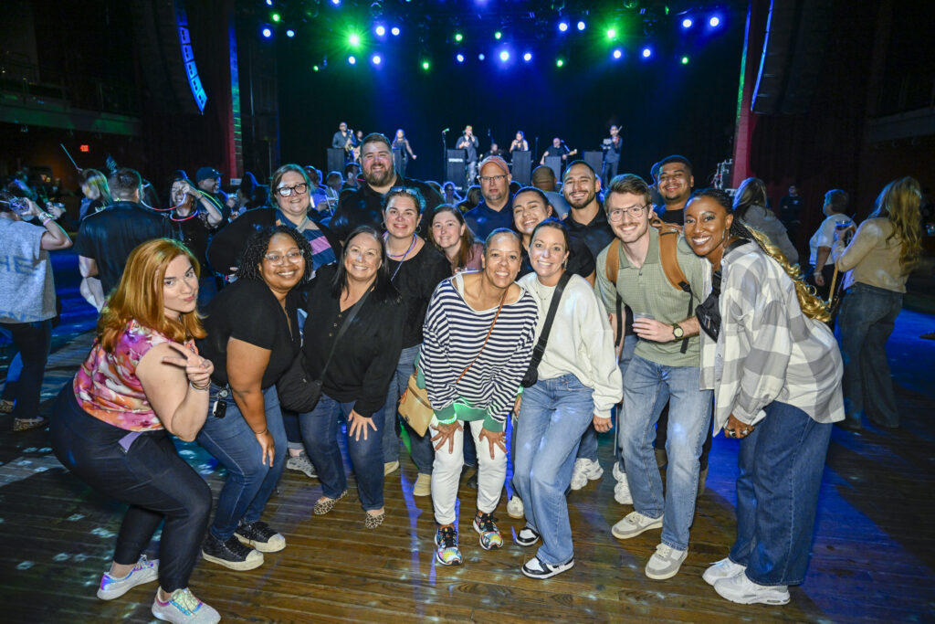 NRPA Annual Conference attendees pose at opening reception party